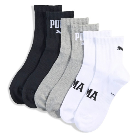 Puma Logo Short Crew 3 Pack 93863506
