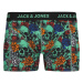 JACK & JONES Boxerky 'MASON'  čadičová / mätová / modrofialová / oranžová