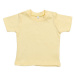 Babybugz Detské tričko BZ02 Soft Yellow