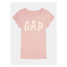 Gap Tričko 792399-01 Ružová Regular Fit