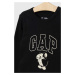 Detské bavlnené pyžamo GAP x Disney čierna farba, vzorované