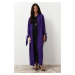 Trendyol Purple Comfortable Fit Woven Aerobin Long Cap & Ferace & Abaya