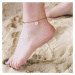 Linda's Jewelry Náramok na nohu Krížiky a Love Pets chirurgická oceľ INR234