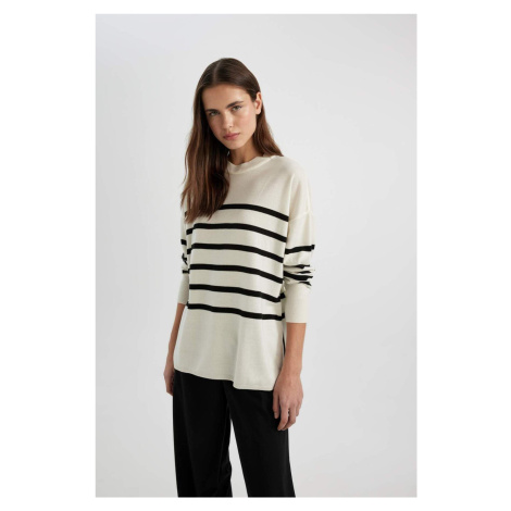 DEFACTO Relax Fit Crew Neck Basic Tunic