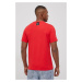 Bavlnené tričko Everlast červená farba, s potlačou