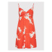 Volcom Letné šaty Retro Resort B1312208 Červená Regular Fit