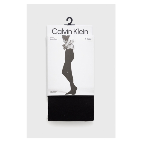 Pančuchové nohavice Calvin Klein čierna farba