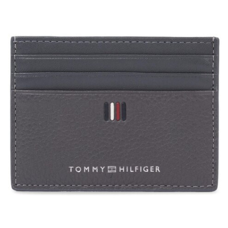 Tommy Hilfiger Puzdro na kreditné karty Th Central Cc Holder AM0AM11858 Sivá