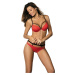 Červené push-up bikiny Nathalie Hot Spice M-391 (8)