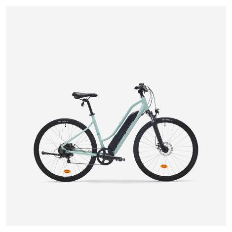 Trekingový elektrobicykel Riverside 100 E nízky rám zelený