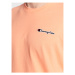 Champion Tričko Small Script Logo Embroidery 218006 Oranžová Regular Fit