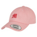 Letter Pink M Low Profile Beanie