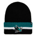 47 Brand Čiapka NHL San Jose Sharks Split Cuff 47 H-SPLCC22ACE-BK Čierna