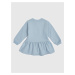 Modré dievčenské mikinové šaty GAP