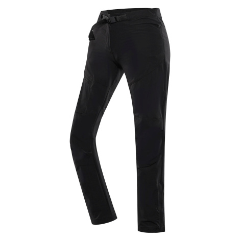 Women's softshell trousers with dwr finish ALPINE PRO AKANA black