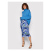 ROTATE Puzdrová sukňa Tasha Pencil Skirt RT528 Modrá Slim Fit