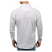 Biela pánska elegantná košeľa s dlhými rukávmi BOLF 0780