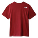 The North Face EASY TEE Pánske tričko, vínová, veľkosť