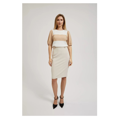 Women's beige skirt Moodo