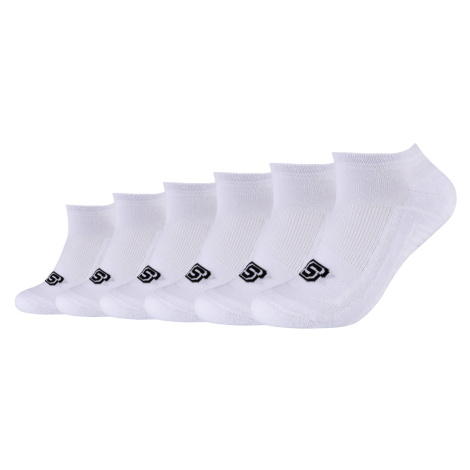 Skechers  2PPK Basic Cushioned Sneaker Socks  Ponožky Biela