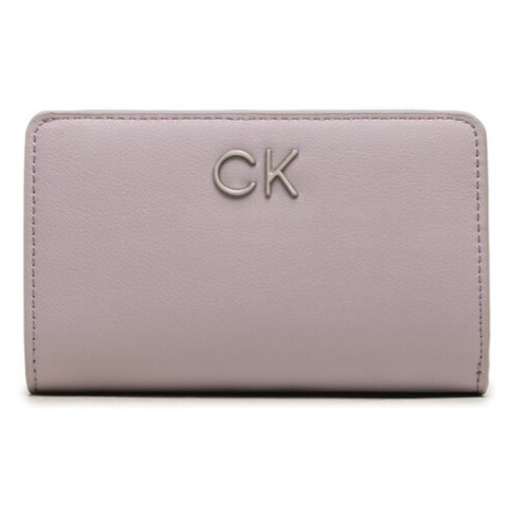 Calvin Klein Veľká dámska peňaženka Re-Lock Bifold French Wallet Pbl K60K610962 Fialová