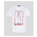 Tričko Karl Lagerfeld Archive T-Shirt White