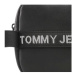 Tommy Jeans Kozmetická taštička Tjm Essential Leather Washbag AM0AM11366 Čierna