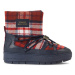 Tommy Hilfiger Snehule Tartan Snowboot FW0FW07612 Modrá