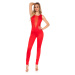 Sexy Koucla jumpsuit with sexy net-applications red