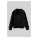 Mikina Karl Lagerfeld Ikonik 2.0 Glitter Hoodie Black