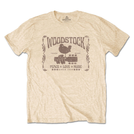 Woodstock tričko Since 1969 Žltá