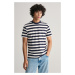 TRIČKO GANT STRIPE SS T-SHIRT EVENING BLUE