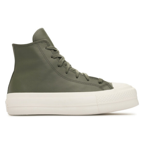 Converse Plátenky Chuck Taylor All Star Lift A07131C Zelená