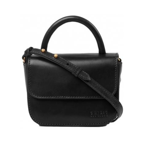 O My Bag Amsterdam -  Nano Bag Black Classic Leather - malá crossbody kožená kabelka