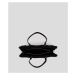 Kabelka Karl Lagerfeld Jeans Box Logo Pu Shearling Tote Čierna