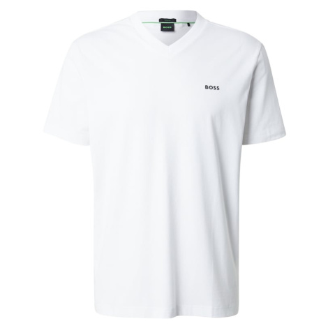 BOSS Tričko  čierna / biela Hugo Boss