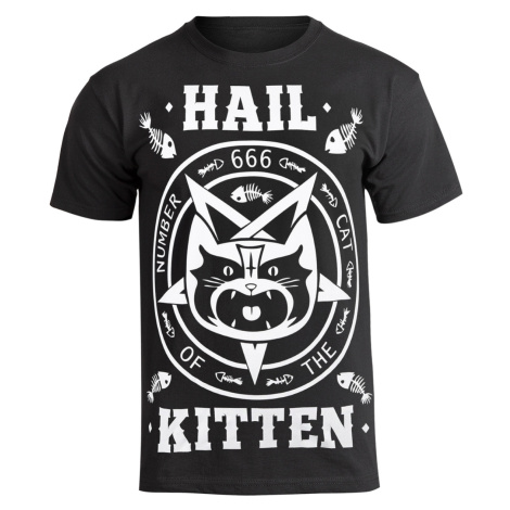 tričko hardcore AMENOMEN HAIL KITTEN Čierna