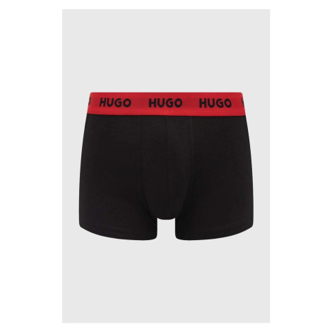 Boxerky HUGO 3-pak pánske,čierna farba,50469786 Hugo Boss