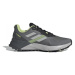 Pánska bežecká trailová obuv ADIDAS Terrex Soulstride grey four grey two pulse lime