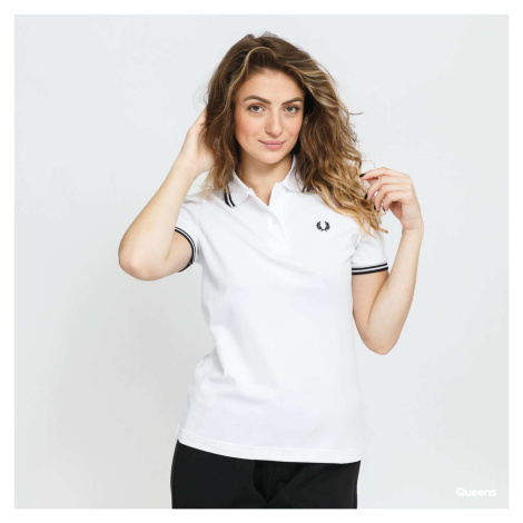 Tričko FRED PERRY Twin Tipped Fred Perry Shirt White