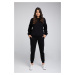 Parma women's long sleeve set, long pants - black