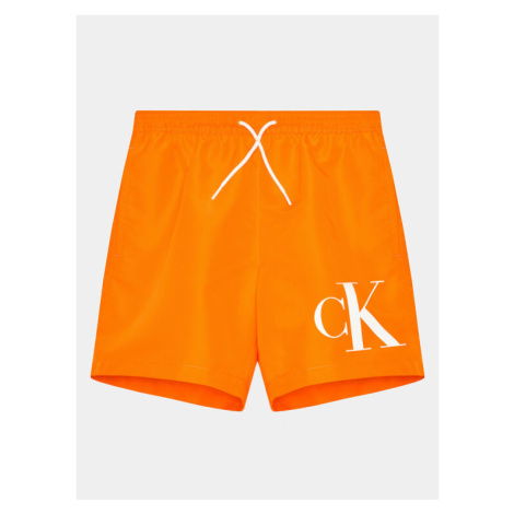 Calvin Klein Swimwear Plavecké šortky KV0KV00023 Oranžová Regular Fit