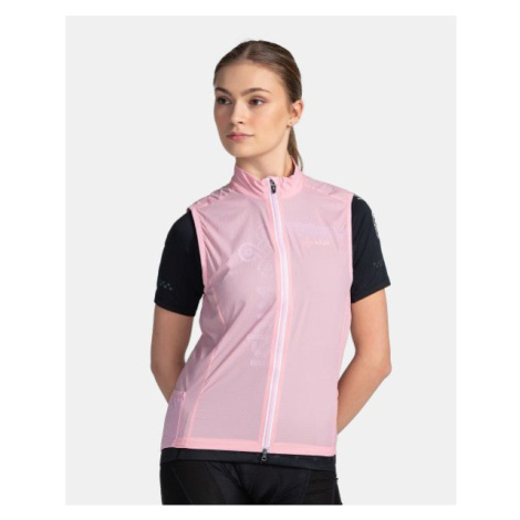 Women's ultra-light vest KILPI FLOW-W Light pink