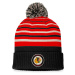 Zimní čepice Fanatics True Classic Beanie with Pom Chicago Blackhawks