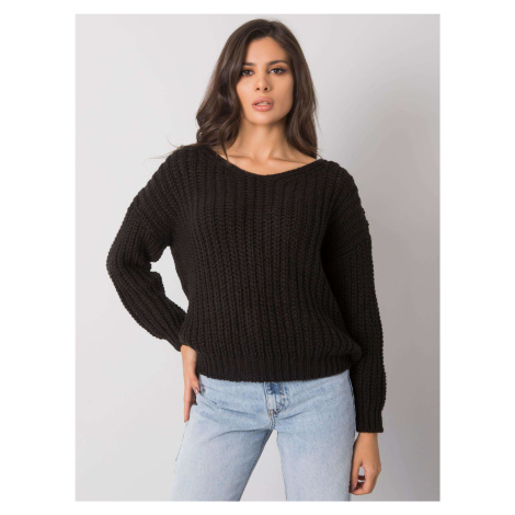 Sweater-CA-SW-3745.12X-black Rue Paris