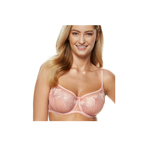 Gorteks Mable soft bra with embroidery pink