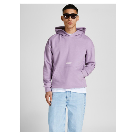 Jack & Jones World Wide Purple Hoodie - Men