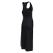 Calvin Klein LONG DRESS Dámske šaty, čierna, veľkosť