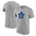 Toronto Maple Leafs pánske tričko Primary Logo Graphic Sport Gray Heather