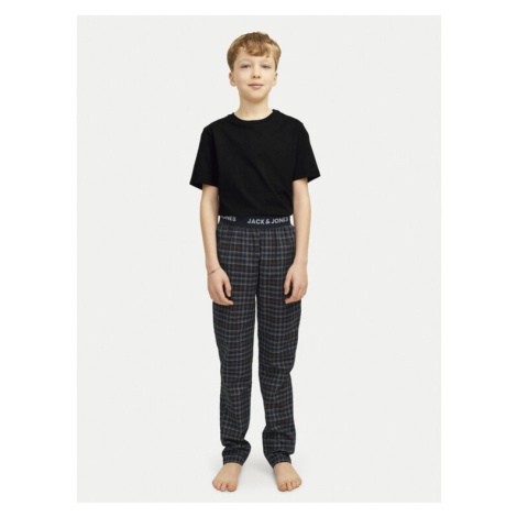 Jack&Jones Junior Pyžamo Basic 12264244 Čierna Regular Fit